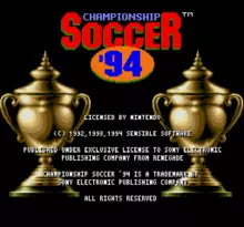 Image n° 7 - screenshots  : Championship Soccer '94